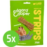 Edgard & Cooper Strips Lamb 75 gr - Hondensnack - 5 verpakkingen