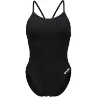 Arena Badpak 'LACE BACK SOLID' zwart