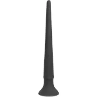 Kiotos XXL dildo van 40 cm lang met diameter van 18 mm > 45 mm - zwart