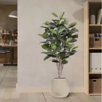 Maxifleur Kunstplanten Elastica Robusta kunstplant 170cm groen