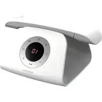 Logicom Téléphone sans fil Retro 2 Solo avec répondeur Blanc