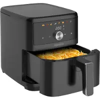 Tomado TAF6001B - Grote airfryer - 6 liter - 1000 gr friet - digitaal display - zwart