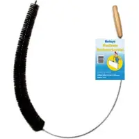 Merkloos Radiatorborstel Betsys Flexibel Ca 112cm Zwart zwart Kunststof