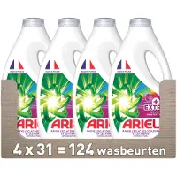 Ariel 4x Ariel Vloeibaar Wasmiddel +extra Kleurbescherming 31 Wasbeurten 1395 Ml