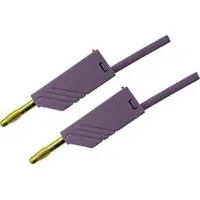 Hirschmann Test & Measurement MLN 100/2,5 VI Meetsnoer Banaanstekker 4 mm Banaanstekker 4 mm 1.00 m Violet 1 stuk(s)