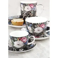 Maxwell & Williams Kilburn Kop & Schotel - Midnight Blossom