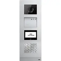 Busch-Jaeger ABB video buitenpost aluminium met keypad & IC kaartlezer 2TMA210010A0029