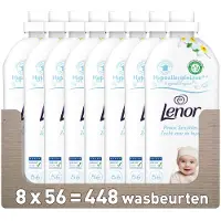 Lenor 8x Wasverzachter Sensitive 56 Wasbeurten 1176 Ml