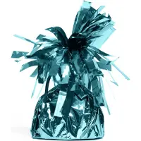 We Fiesta 12x Ballon gewichtje Licht Blauw 170 gram - Ballongewicht Gewicht Ballonnen Feest Accesoires Thema Party Tafeldecoratie Tafel Decoratie