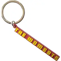 Rock Off The Wombats - Logo Sleutelhanger - Rood/Geel