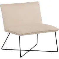 Svea - Piva fauteuil - velvet - beige
