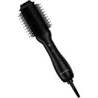 Auronic 4-in-1 Föhnborstel - Airstyler - Kammen - Stijlen - Krullen - Föhnen - 37 mm Krulborstel - 360 Graden Airflow - Zwart/Zwart