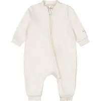 Dirkje baby boxpak wit Jongens/Meisjes Sweat Ronde hals Effen - maat 50