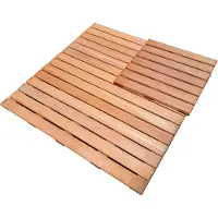 Intergard Vlondertegels 100x100cm hardhout Bangkirai
