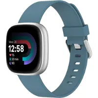 IMoshion Siliconen bandje voor de Fitbit Versa / Versa 2 / Versa Lite - Maat L - Blauw & Grijs