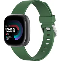 IMoshion Siliconen bandje voor de Fitbit Versa / Versa 2 / Versa Lite - Maat L - Donkergroen