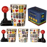 Game Over Joystick Pixel - Gevormd Handvat Keramiek Mok