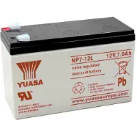 Yuasa NP7-12 L Loodaccu 12 V 7 Ah Loodvlies (AGM) (b x h x d) 151 x 98 x 65 mm Kabelschoen 6.35 mm Onderhoudsvrij, VDS-certificering