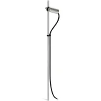 Lombardo CNC 35 2.0 Swing Garden 100 Bollard Met Honingraat Sandblasted Grey | 20° | 4000 K IP67 Lichtbron Inbegrepen