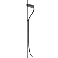 Lombardo CNC 35 2.0 Swing Garden 100 Bollard Met Honingraat Grey Anthracite | 45° | 4000 K IP67 Lichtbron Inbegrepen