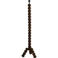 Light & Living Vloerlamp 35x35x130 cm VEGLIO hout mat donker bruin