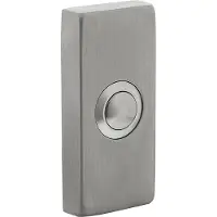 Intersteel Rechthoekige deurbel Chimea RVS