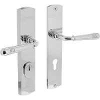 Intersteel achterdeurbeslag Helena PC92mm met kerntrekbeveiliging - chroom
