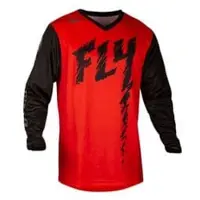 FLY Racing F-16 Trui met lange mouwen MTB Rood/Zwart Kind