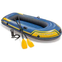 Intex Opblaasboot Intex Challenger 2 Set met Peddels en Pomp