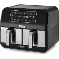 Kenwood HFM20.000MB Dubbele Airfryer, 2 x 4 liter frituurpan