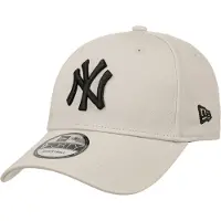 New Era Pet 'League Essential 9Forty' lichtbeige / zwart