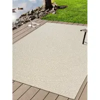 The Carpet Vloerkleed Kansas moderne robuuste in- en outdoor tapijt jute look