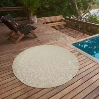 The Carpet Vloerkleed Kansas moderne robuuste in- en outdoor tapijt jute look
