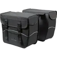 Polydaun Dubbele Fietstas Pannier 34l Zwart
