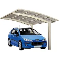 Ximax - 76002 - Aluminium Carport Portoforte Type 60 Standaard Roestvaststaal look