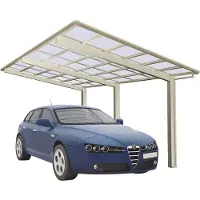 Ximax - 79101 - Aluminium carport Linea type 110 standaard inox look