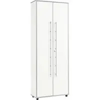 Schäfer Shop Archiefkast Moxxo IQ, hout, 5 legborden, 6 ordnerhoogten, B 801 x D 362 x H 2166 mm, afsluitbaar, wit