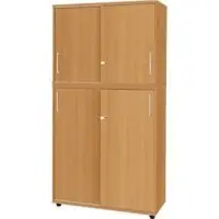 Schäfer Shop Kastcombinatie TETRIS WOOD, met 5 ordnerhoogtes, ruimte voor 60 standaardmappen, afwerking beuken