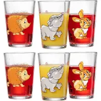 Ritzenhoff & Breker Kindergläser Waldtiere 205 ml Set van 6