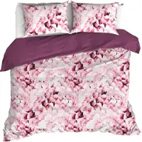 De Witte Lietaer Dekbedovertrek Coral Corsage Percal-200 x 200 / 220 cm | 2-Persoons