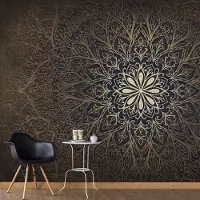 Karo-art 392cm X 280cm - Zelfklevend fotobehang - Mandala, 8 maten, premium print
