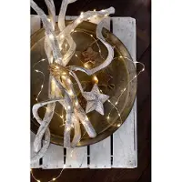 Lumineo Micro LED string 195 cm - 40 LEDs - zilverkleurig draad