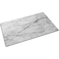 Coloray Deurmat voor binnen - Grijs Binnen Deurmat - Grijs Marmer Inloopmat Voordeur - Design Deurmat - Antislip Onderkant Deurmat - 90x60 cm
