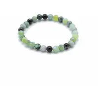 Ancient Wisdom Edelsteen Manifestatie Armband - Olijf Jade - Genezing
