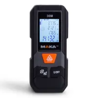 MaKa Digitale Laser Afstandsmeter 30 m - Aanpasbare meetreferentie - Lasermeter