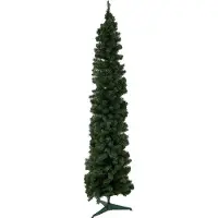 Greenland Smalle Kunstkerstboom 180 cm - D45 cm -Potloodmodel -incl. voet -Compact
