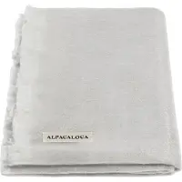 Alpaca Loca Dames Sjaals Slim Scarf - Grijs - Maat ONESIZE