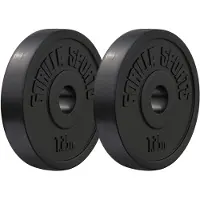 Gorilla Sports Voordeelbundel halterschijven kunststof 2 x 1,25 kg - 30/31 mm