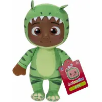 Cocomelon Dino Cody knuffel - 20 cm - Pluche met kunststof hoofd