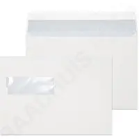 Raadhuis dienstenvelop C5 - 162x229mm - venster links - met plakstrip - wit - 100 stuks - envelop - RD-402560-100